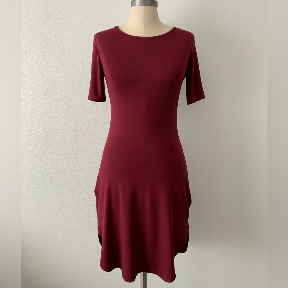 Burgundy tunic